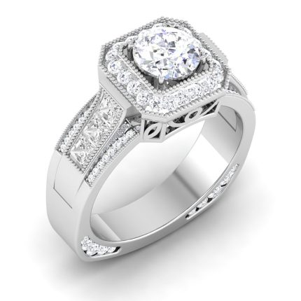 1.52 ct Natural Diamond Solitaire Engagement Wedding Rings14k Gold
