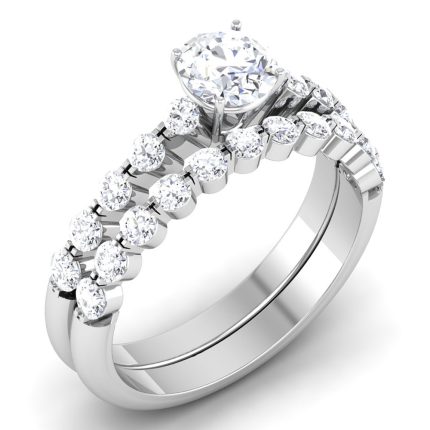 1.07ct Natural Diamond Solitaire Engagement Wedding Rings14k Gold