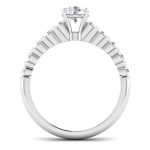 1.07ct Natural Diamond Solitaire Engagement Wedding Rings14k Gold - Image 5