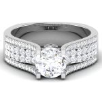 1.77 ct Natural Diamond Solitaire Engagement Wedding Rings14k Gold - Image 2