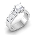 1.77 ct Natural Diamond Solitaire Engagement Wedding Rings14k Gold