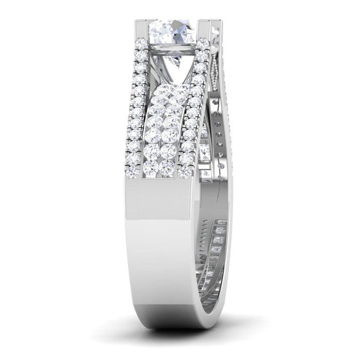 1.77 ct Natural Diamond Solitaire Engagement Wedding Rings14k Gold - Image 4