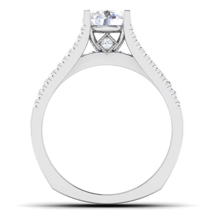 1.77 ct Natural Diamond Solitaire Engagement Wedding Rings14k Gold - Image 5
