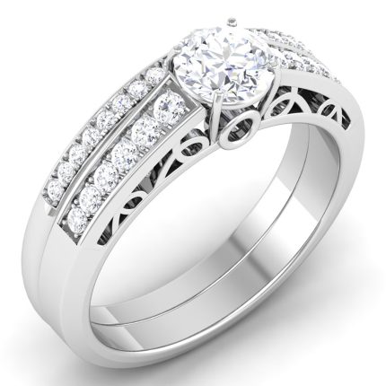 1.09 ct Natural Diamond Solitaire Engagement Wedding Rings14k Gold