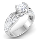 1.29 ct Natural Diamond Solitaire Engagement Wedding Rings14k Gold
