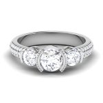 1.55 ct Natural Diamond Solitaire Engagement Wedding Rings14k Gold - Image 2