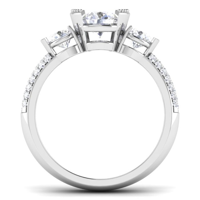 1.55 ct Natural Diamond Solitaire Engagement Wedding Rings14k Gold - Image 5