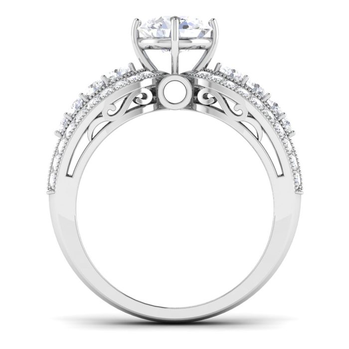 1.60 ct Natural Diamond Solitaire Engagement Wedding Rings14k Gold - Image 5