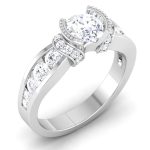 1.40 ct Natural Diamond Solitaire Engagement Wedding Rings14k Gold