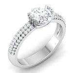 1.22 ct Natural Diamond Solitaire Engagement Wedding Rings14k Gold