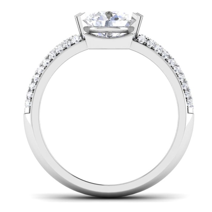 1.22 ct Natural Diamond Solitaire Engagement Wedding Rings14k Gold - Image 5