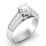 1.35 ct Natural Diamond Solitaire Engagement Wedding Rings14k Gold