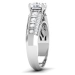 1.35 ct Natural Diamond Solitaire Engagement Wedding Rings14k Gold - Image 4