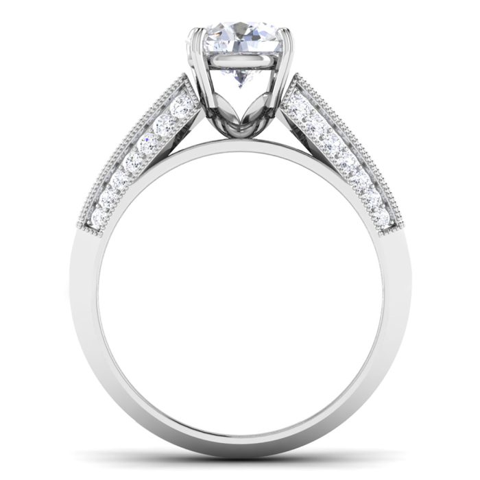 1.35 ct Natural Diamond Solitaire Engagement Wedding Rings14k Gold - Image 5