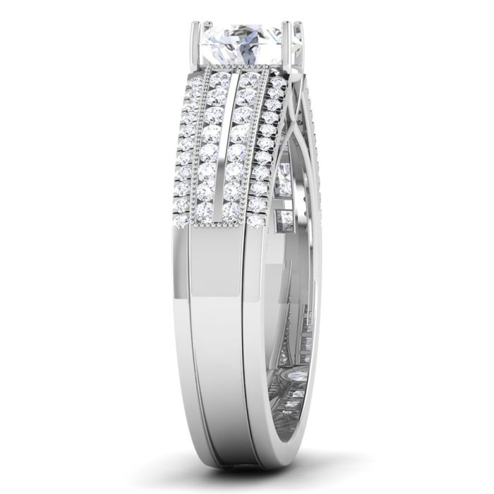 1.44 ct Natural Diamond Solitaire Engagement Wedding Rings14k Gold - Image 4