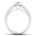 1.44 ct Natural Diamond Solitaire Engagement Wedding Rings14k Gold - Image 5