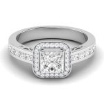 1.35 ct Natural Diamond Solitaire Engagement Wedding Rings14k Gold - Image 2