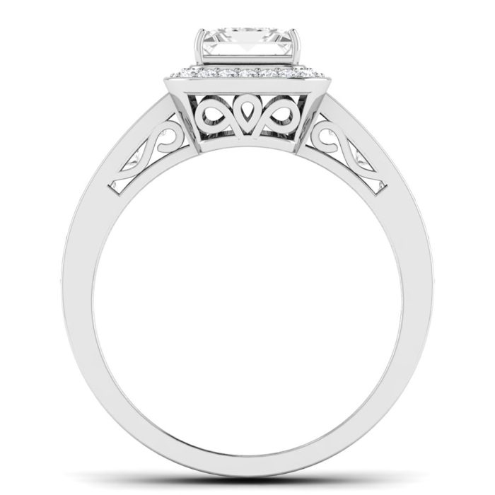 1.35 ct Natural Diamond Solitaire Engagement Wedding Rings14k Gold - Image 5