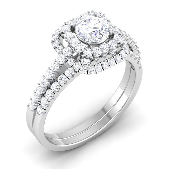 1.17 ct Natural Diamond Solitaire Engagement Wedding Rings14k Gold - Image 1