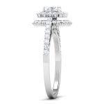 1.17 ct Natural Diamond Solitaire Engagement Wedding Rings14k Gold - Image 4