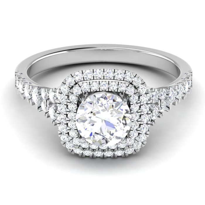 1.27 ct Natural Diamond Solitaire Engagement Wedding Rings14k Gold - Image 2