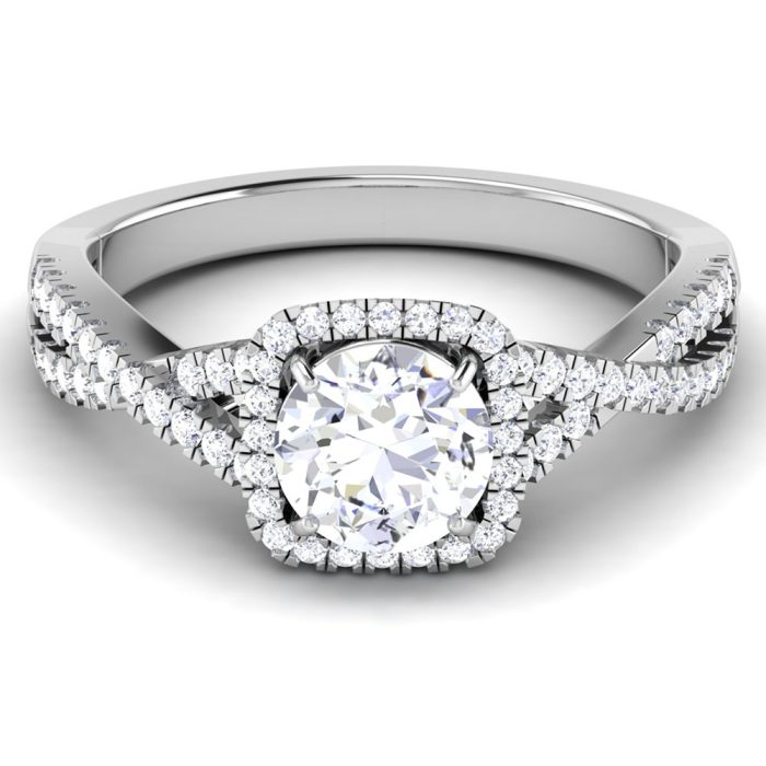 1.40 ct Natural Diamond Solitaire Engagement Wedding Rings14k Gold - Image 2