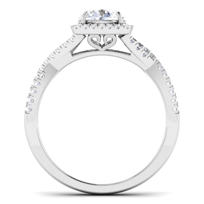 1.40 ct Natural Diamond Solitaire Engagement Wedding Rings14k Gold - Image 5