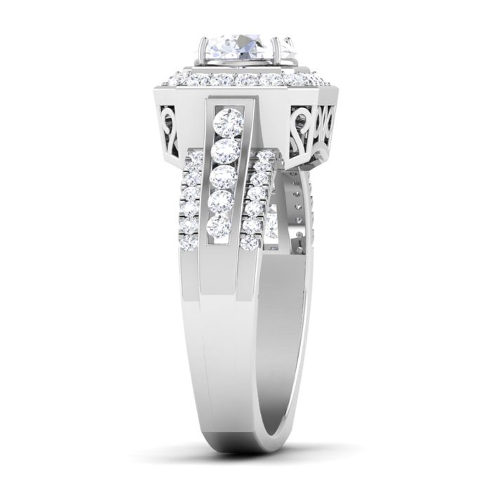1.88 ct Natural Diamond Solitaire Engagement Wedding Rings14k Gold - Image 4