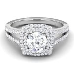 1.09 ct Natural Diamond Solitaire Engagement Wedding Rings14k Gold - Image 2