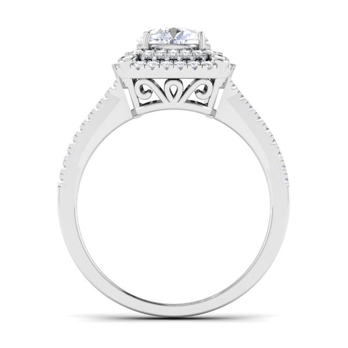 1.09 ct Natural Diamond Solitaire Engagement Wedding Rings14k Gold - Image 5