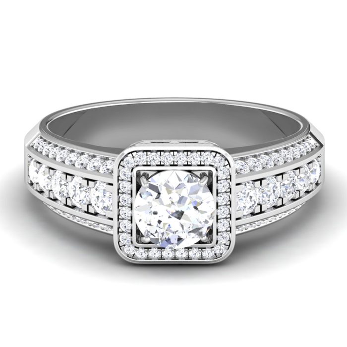 1.40 ct Natural Diamond Solitaire Engagement Wedding Rings14k Gold - Image 2