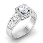 1.40 ct Natural Diamond Solitaire Engagement Wedding Rings14k Gold
