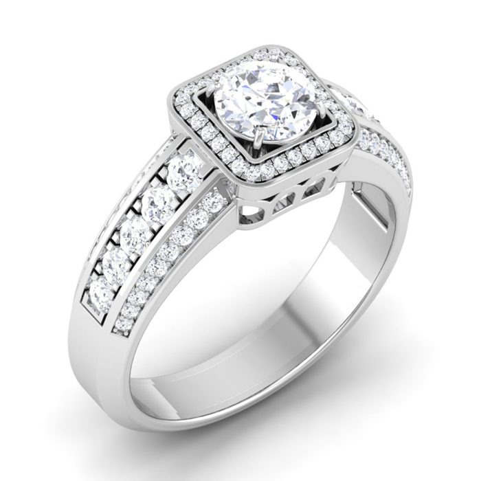 1.40 ct Natural Diamond Solitaire Engagement Wedding Rings14k Gold - Image 1