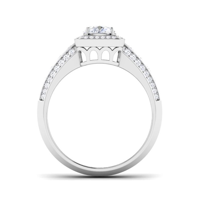 1.40 ct Natural Diamond Solitaire Engagement Wedding Rings14k Gold - Image 5