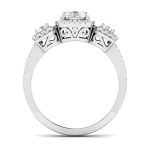 1.30 ct Natural Diamond Solitaire Engagement Wedding Rings14k Gold - Image 5
