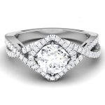 1.25 ct Natural Diamond Solitaire Engagement Wedding Rings14k Gold - Image 2