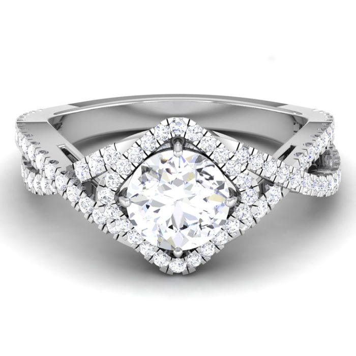 1.25 ct Natural Diamond Solitaire Engagement Wedding Rings14k Gold - Image 2