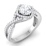 1.25 ct Natural Diamond Solitaire Engagement Wedding Rings14k Gold