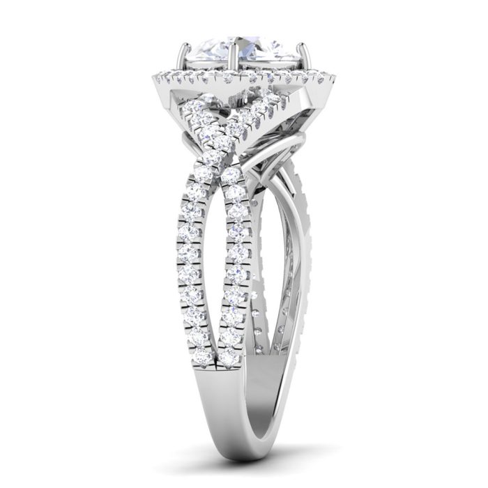 1.25 ct Natural Diamond Solitaire Engagement Wedding Rings14k Gold - Image 4