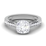 1.09 ct Natural Diamond Solitaire Engagement Wedding Rings14k Gold - Image 2