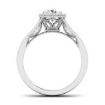 1.09 ct Natural Diamond Solitaire Engagement Wedding Rings14k Gold - Image 5