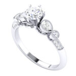 1.01 ct Natural Diamond Solitaire Engagement Wedding Rings14k Gold