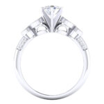 1.01 ct Natural Diamond Solitaire Engagement Wedding Rings14k Gold - Image 5