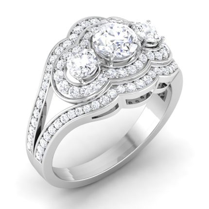 1.32 ct Natural Diamond Solitaire Engagement Wedding Rings14k Gold