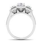 1.39 ct Natural Diamond Solitaire Engagement Wedding Rings14k Gold - Image 5