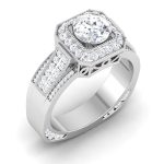 1.39 ct Natural Diamond Solitaire Engagement Wedding Rings14k Gold