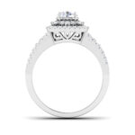 1.23 ct Natural Diamond Solitaire Engagement Wedding Rings14k Gold - Image 5