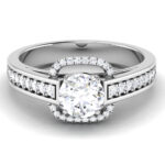 1.25 ct Natural Diamond Solitaire Engagement Wedding Rings14k Gold - Image 2