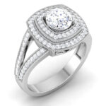 1.18 ct Natural Diamond Solitaire Engagement Wedding Rings14k Gold
