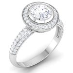1.47 ct Natural Diamond Solitaire Engagement Wedding Rings14k Gold